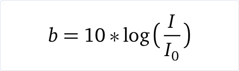 Machine Learning | The equation for relating the intensity of one sound to another. MFCCs: Engineering features from sound.