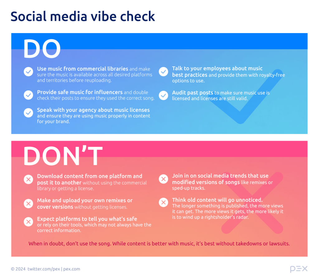 Social media vibe check: dos and dont's for marketers