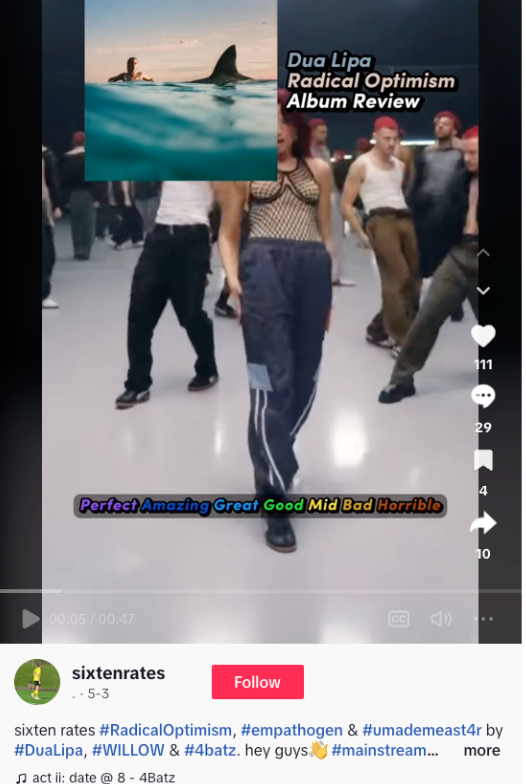 "Houdini" song used in compilation video without proper credit